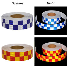 Load image into Gallery viewer, Car Safety Warning Tape Reflective Sticker Bike Frame Motorcycle Bicycle Decal Decor Reflective Strips Safety Mark Warning Tape