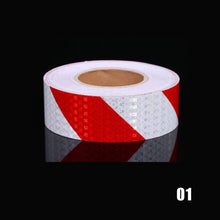 Load image into Gallery viewer, Car Safety Warning Tape Reflective Sticker Bike Frame Motorcycle Bicycle Decal Decor Reflective Strips Safety Mark Warning Tape