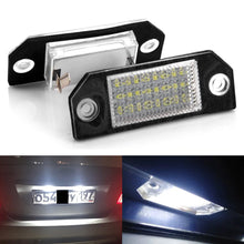 Load image into Gallery viewer, 2Pc Car License Plate Lights 12V LED White Number Lamps Plate Light Tail Signal Lamp Assembly For Ford Focus 2MK2 2003-2008 C-MAX