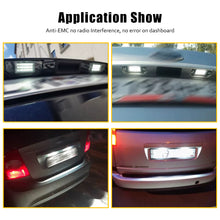 Load image into Gallery viewer, 2Pc Car License Plate Lights 12V LED White Number Lamps Plate Light Tail Signal Lamp Assembly For Ford Focus 2MK2 2003-2008 C-MAX