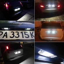 Load image into Gallery viewer, 2Pc Car License Plate Lights 12V LED White Number Lamps Plate Light Tail Signal Lamp Assembly For Ford Focus 2MK2 2003-2008 C-MAX