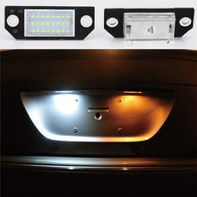 Load image into Gallery viewer, 2Pc Car License Plate Lights 12V LED White Number Lamps Plate Light Tail Signal Lamp Assembly For Ford Focus 2MK2 2003-2008 C-MAX