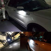 Load image into Gallery viewer, 2PCS Car Led Under Side Rearview Mirror Puddle Light for Ford F-150 Edge Mondeo MK5 Fusion Explorer Flex Taurus Mustang Light