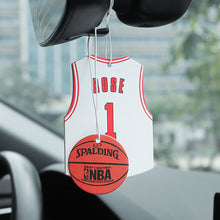 Load image into Gallery viewer, Basketball Uniform Celebrity Clothes Hanging Car Solid Perfume Papers Car Interior Decoration Air Freshener Mirror Car Ornaments