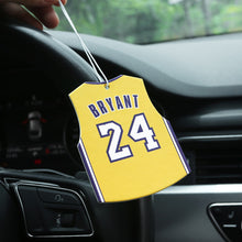 Load image into Gallery viewer, Basketball Uniform Celebrity Clothes Hanging Car Solid Perfume Papers Car Interior Decoration Air Freshener Mirror Car Ornaments