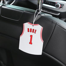 Load image into Gallery viewer, Basketball Uniform Celebrity Clothes Hanging Car Solid Perfume Papers Car Interior Decoration Air Freshener Mirror Car Ornaments
