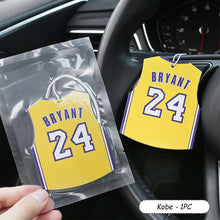 Load image into Gallery viewer, Basketball Uniform Celebrity Clothes Hanging Car Solid Perfume Papers Car Interior Decoration Air Freshener Mirror Car Ornaments