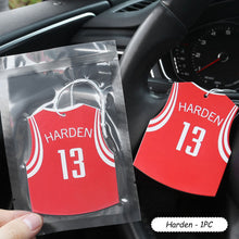 Load image into Gallery viewer, Basketball Uniform Celebrity Clothes Hanging Car Solid Perfume Papers Car Interior Decoration Air Freshener Mirror Car Ornaments