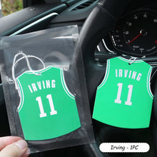 Load image into Gallery viewer, Basketball Uniform Celebrity Clothes Hanging Car Solid Perfume Papers Car Interior Decoration Air Freshener Mirror Car Ornaments