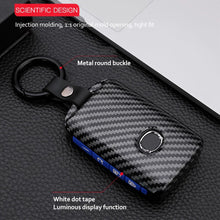 Load image into Gallery viewer, Carbon Fiber Car Remote Key Case Cover Shell For Mazda 3 Alexa CX-30 CX30 CX5 CX 5 CX-5 CX8 CX9 CX4 2019 2020 Protector Holder Keyless