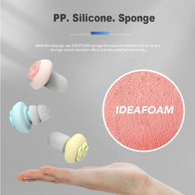Load image into Gallery viewer, Silicone Ear Plugs Noise-isolating Earplugs Sleep Anti-noise Silent Earplugs Soft Sponge Sleeping Earplugs