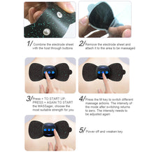 Load image into Gallery viewer, Smart Cervical Massage Sticker Rechargeable Massager Mini Portable Physiotherapy Device Massager Health Care