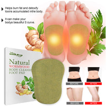 Load image into Gallery viewer, 16pcs/box Wormwood Foot Patch Weight Loss Patch Dispel Cold Dampness Relieve Stress Improve Sleeping Health Care Foot Patch