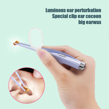 Load image into Gallery viewer, Rechargeable USB Children Luminous Earpick Visible Ear Spoon Ear Wax Removal Tool Ear Cleaning Care