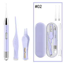Load image into Gallery viewer, Rechargeable USB Children Luminous Earpick Visible Ear Spoon Ear Wax Removal Tool Ear Cleaning Care