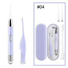 Load image into Gallery viewer, Rechargeable USB Children Luminous Earpick Visible Ear Spoon Ear Wax Removal Tool Ear Cleaning Care