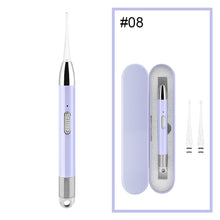 Load image into Gallery viewer, Rechargeable USB Children Luminous Earpick Visible Ear Spoon Ear Wax Removal Tool Ear Cleaning Care