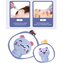 Load image into Gallery viewer, Rechargeable Children Luminous Earpick Visible Ear Spoon Silicone Soft Head Ear Spoon Ear Wax Removal Tool Ear Cleaning Care