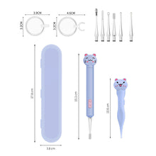 Load image into Gallery viewer, Rechargeable Children Luminous Earpick Visible Ear Spoon Silicone Soft Head Ear Spoon Ear Wax Removal Tool Ear Cleaning Care