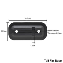 Load image into Gallery viewer, Slide-in Central Fin Side Fin Surf Water Wave Fin SUP Accessory Stablizer Stand Up Paddle Board Surfboard