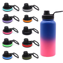 Load image into Gallery viewer, Outdoor Portable Fashion Plastic Bottle Bottle Straw Flip Lid Cap Replacement Lid for Hydro Flask Wide Mouth Water Bottle