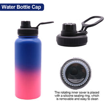 Load image into Gallery viewer, Outdoor Portable Fashion Plastic Bottle Bottle Straw Flip Lid Cap Replacement Lid for Hydro Flask Wide Mouth Water Bottle