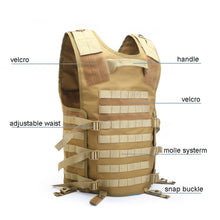 Load image into Gallery viewer, Tactical Molle Adjustable Vest Military Army Swat Utility Airsoft Vest Outdoor Sports Waistcoat for CS Fishing Hunting Gear