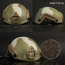 Load image into Gallery viewer, Portable Tactical Fast Helmet Model Keychain Key Ring Mini Bottle Opener Keychain Backpack Charm Military Fan Accessories Gift