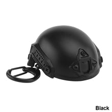 Load image into Gallery viewer, Portable Tactical Fast Helmet Model Keychain Key Ring Mini Bottle Opener Keychain Backpack Charm Military Fan Accessories Gift
