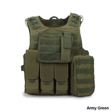 Load image into Gallery viewer, 600D Tactical Vest Mens Military Hunting Vest Field Battle Airsoft Molle Oxford Waistcoat Combat Assault Plate Carrier Vest