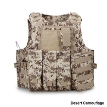Load image into Gallery viewer, 600D Tactical Vest Mens Military Hunting Vest Field Battle Airsoft Molle Oxford Waistcoat Combat Assault Plate Carrier Vest