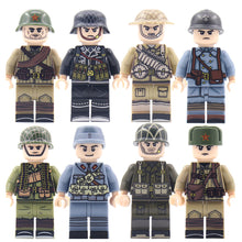 Load image into Gallery viewer, Children's Toy Ghost Commando Special Forces Building Blocks Army Soldier Figures Military Weapon Gun Vest Bricks Accessories