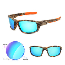 Load image into Gallery viewer, Men Women Camouflage Sport Fishing Glasses Rayed Sun glasses Goggles Outdoor Polarized Sunglasses