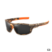 Load image into Gallery viewer, Men Women Camouflage Sport Fishing Glasses Rayed Sun glasses Goggles Outdoor Polarized Sunglasses
