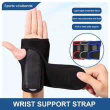 Load image into Gallery viewer, Splint Sprains Arthritis Black Band Belt Carpal Tunnel Hands Wrist Support Brace Strap Useful