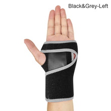 Load image into Gallery viewer, Splint Sprains Arthritis Black Band Belt Carpal Tunnel Hands Wrist Support Brace Strap Useful