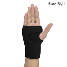 Load image into Gallery viewer, Splint Sprains Arthritis Black Band Belt Carpal Tunnel Hands Wrist Support Brace Strap Useful