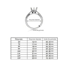 Load image into Gallery viewer, 8MM Rainbow Rings Jewelry Engagement Party Titanium Steel For Couple Lovers Rings For Women Men Jewelry