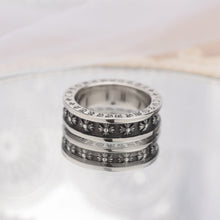 Load image into Gallery viewer, 6MM Punk Fashion Rings for Women Men Retro Hip-Hop Personality Ring Engraved Retro Hipster Ring Hollow Cross Rings