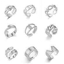 Load image into Gallery viewer, Retro Punk Opening Finger Rings Steampunk Hip Hop Personality Finger Party Jewelry Men Women Rings