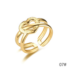 Load image into Gallery viewer, Retro Punk Opening Finger Rings Steampunk Hip Hop Personality Finger Party Jewelry Men Women Rings