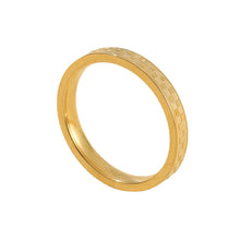Load image into Gallery viewer, Fashion Stainless Steel Ring Love Lattice Couple Gold Couple Jewelry Anniversary Valentine's Day Gifts