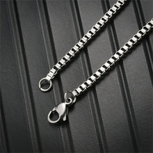 Load image into Gallery viewer, Fashion New Chain Necklace For Men Punk Silver Color Stainless Steel Long Necklace Men Hip Hop Jewelry Gift