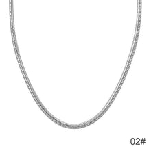 Load image into Gallery viewer, Fashion New Chain Necklace For Men Punk Silver Color Stainless Steel Long Necklace Men Hip Hop Jewelry Gift