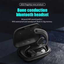 Load image into Gallery viewer, X6 Bluetooth Headset Binaural With Charging Compartment Air Conduction Concept Headset Business Model Stereo