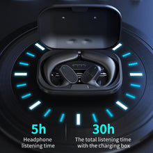 Load image into Gallery viewer, X6 Bluetooth Headset Binaural With Charging Compartment Air Conduction Concept Headset Business Model Stereo