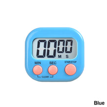 Load image into Gallery viewer, Mini Digital Kitchen Timer LCD Counter Display Loud Alarm Clock Manual Electronic Countdown Sports Magnetic Digital Timer Kitchen Cooking Study Shower Sports Games