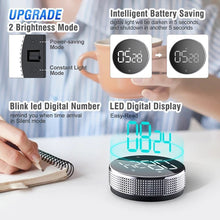 Load image into Gallery viewer, Kitchen Timer Digital Timer Manual Countdown Alarm Clock Magnetic Digital Timer Mechanical Cooking Timer Cooking Shower Study Stopwatch