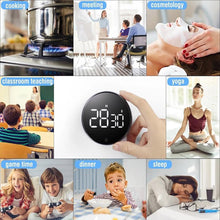 Load image into Gallery viewer, Kitchen Timer Digital Timer Manual Countdown Alarm Clock Magnetic Digital Timer Mechanical Cooking Timer Cooking Shower Study Stopwatch