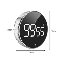 Load image into Gallery viewer, Kitchen Timer Digital Timer Manual Countdown Alarm Clock Magnetic Digital Timer Mechanical Cooking Timer Cooking Shower Study Stopwatch